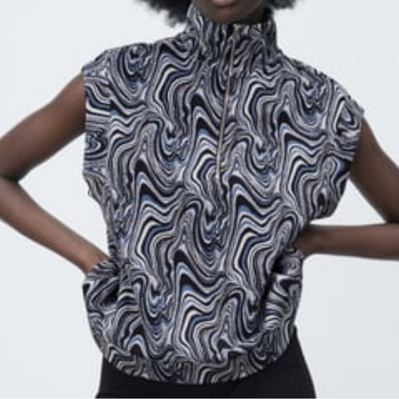 ZARA MEDIUM JACQUARD TOP - Picture 2 of 3